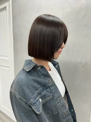 ショート 🫐寒色系カラー 🫐ヤマナカリリカのヘアスタイル