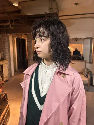 ミディアム パーマ お任せヘア☘️☘️ 及川渚のヘアスタイル