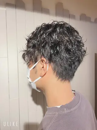 ショート パーマ メンズ ❣️モードケイズ塚口 和田一将のヘアスタイル
