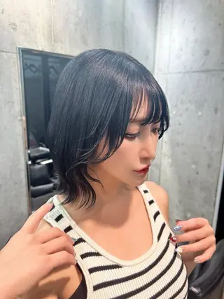 ショート カラー ✨最安値✨エクステ カラー🌼つきな🌼のヘアスタイル