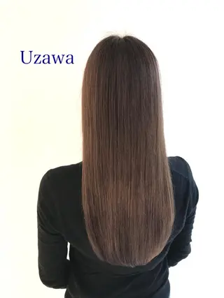 ロング カラー パーマ ヘアアレンジ 🌈ハイトーン髪質改 善🌈polon🌟のヘアスタイル