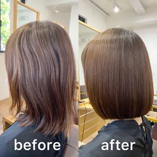 ショート パーマ KIZU 髪質改善 オカルト怪談のヘアスタイル