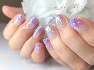 さくらや❤ パラジェル使用のネイルデザイン