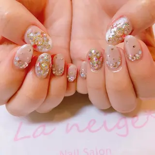 ネイル La neige* yuki 🥯🍑のネイルデザイン