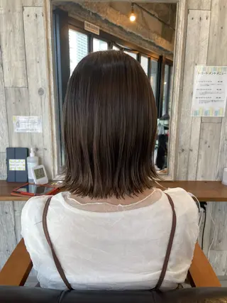 ミディアム カラー TERRACE 福島所属・shi hoのヘアスタイル