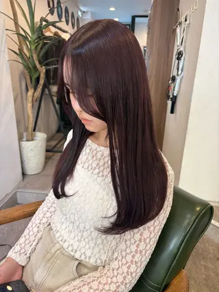 ロング 北山 巴奈のヘアスタイル
