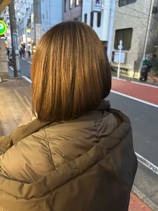 ミディアム ゆうこ🍀髪質改善/ ストレート/艶カラーのヘアスタイル