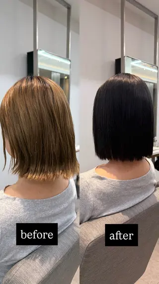 カラー 横浜/髪質改善/ 艶髪/shoのヘアスタイル