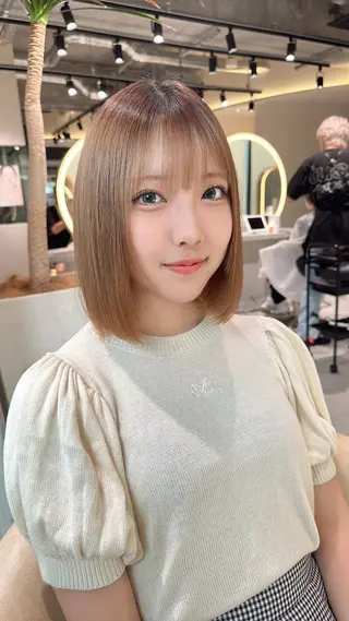 ミディアム ✨髪質改善特化✨副 店長椎葉信乃介のヘアスタイル