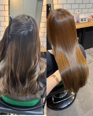 セミロング カラー 吉祥寺プルエクステ 🌟Hiraiのヘアスタイル