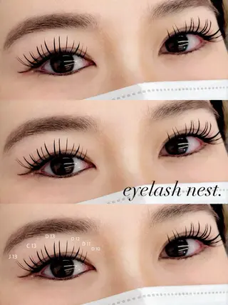 マツエク・マツパ intime内nest.所属・🤍nest. エリ🤍のマツエク・マツパデザイン