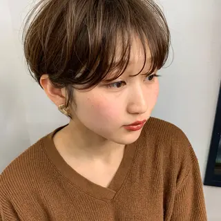 ショート 縮毛矯正/ショート/ レイヤー/畑中正敏のヘアスタイル