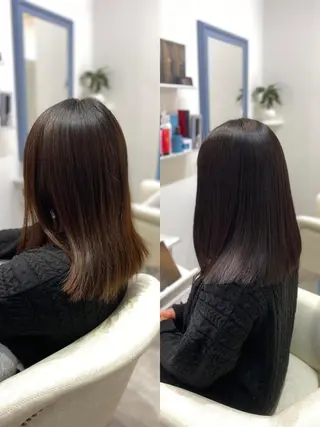 ミディアム カラー ✨髪質改善が大好評✨ 美容室lic近藤✨のヘアスタイル