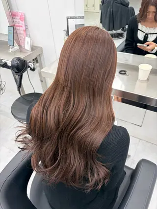 カラー 透ける透明感カラー 🎀anju/渋谷のヘアスタイル