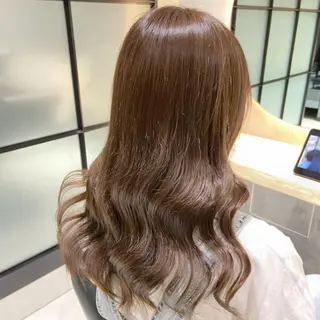 ロング カラー ツバサ 髪質改善のヘアスタイル