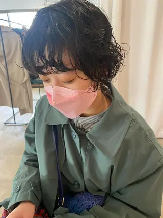 ショート パーマ Hayashi Shioriのヘアスタイル