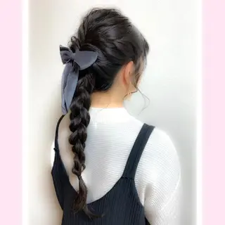 ヘアアレンジ 💖レイヤー×美髪 💖momoのヘアスタイル