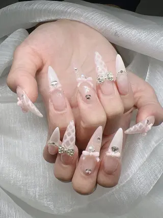 ネイル Lee Nails チップ長さだし専門店のネイルデザイン