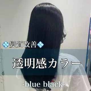 セミロング カラー Ella所属・nana【艶髪】/ レイヤー/縮毛矯正のヘアスタイル