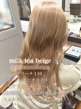 セミロング カラー ヘアアレンジ 顔まわり職人🇰🇷 韓国ヘア/KAITOのヘアスタイル