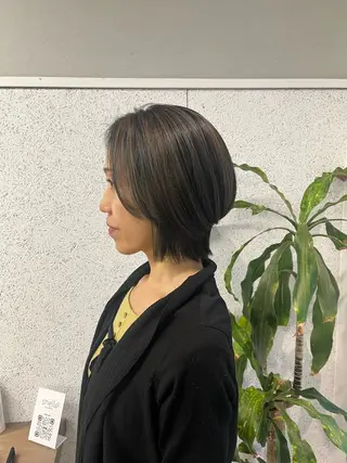 ショート カラー 🍓艶髪/艶カラー ハイトーン/しんたにのヘアスタイル