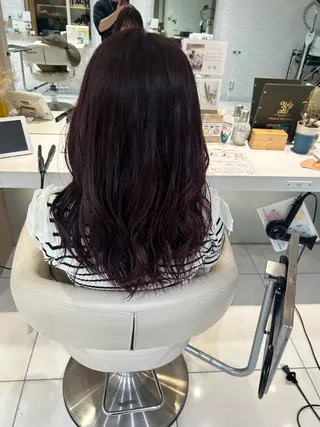 セミロング カラー メンズカット/パ ーマ/スズキショウタのヘアスタイル