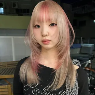 ロング カラー 🧡色落ちまで2度綺 麗なカラー🧡ヨシキのヘアスタイル