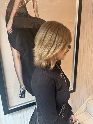 ミディアム EARTH 寺本尚生のヘアスタイル