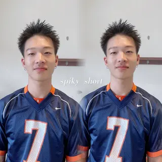 ショート メンズ 🦋レイヤーカット 🌈MEGUのヘアスタイル