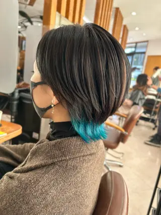 ショート カラー hair make shampoo所属・比嘉 秀弥のヘアスタイル