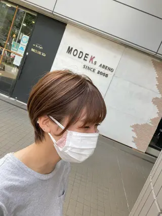 ショート カラー SHAFT Ieiriのヘアスタイル