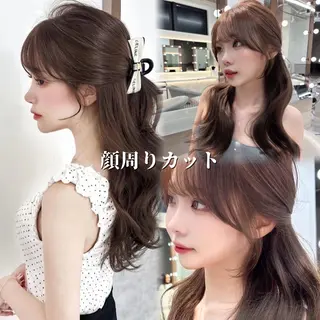 ロング カラー Lond mare レイヤーカット/韓国のヘアスタイル