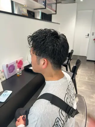 メンズ 福田 秀好のヘアスタイル