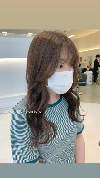 ロング カラー GOODDAY ヘアサロンのヘアスタイル