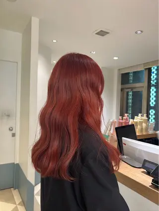 ロング カラー LONESS 銀座所属・こはる /渋谷⇨銀座のヘアスタイル