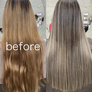 ロング カラー Lull (シェアサロンReco VIProom)所属・Lull1人美容室 バレイヤージュのヘアスタイル