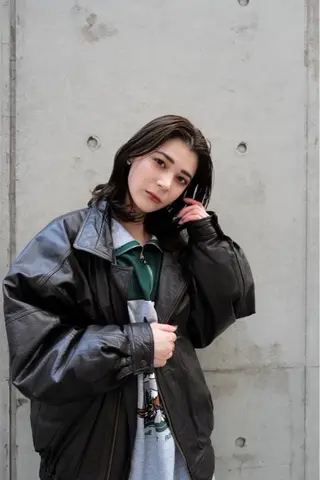 ミディアム 沖丸 凌太のヘアスタイル