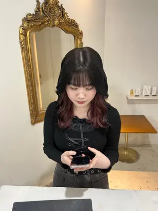 カラー yori所属・kokoro /ダブルカラー💎のヘアスタイル