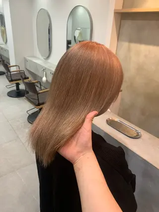 ミディアム カラー little 小濱彰太のヘアスタイル