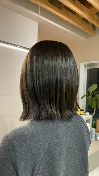 ミディアム カラー ヘアアレンジ hair terrace M所属・郡山/透明感カラー /馬場アンドレアのヘアスタイル