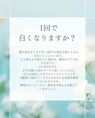 CY PLUS よもぎ蒸し&ホワイトのエステ・リラクイメージ