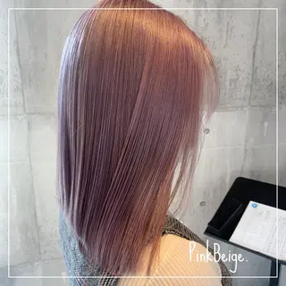 ミディアム カラー ヘアアレンジ 💕ブリーチ/ヘアメ 🎀YUUKAのヘアスタイル