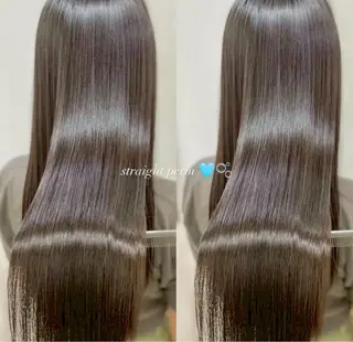 ロング パーマ 🥀髪質改善カラー/ 縮毛矯正🥀ユイキのヘアスタイル