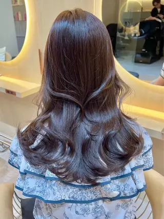 カラー ❤️ブリーチなし💚 ダブルカラー平野実花のヘアスタイル