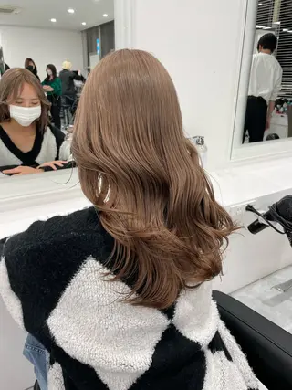 ロング 💍大人デザイン /ハイトーン♡リクトのヘアスタイル