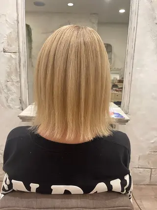 ミディアム ショート/ボブ アンドウ☺︎のヘアスタイル