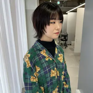 ショート 🐺立川のウルフ屋 さん🐺おかみ🐺のヘアスタイル