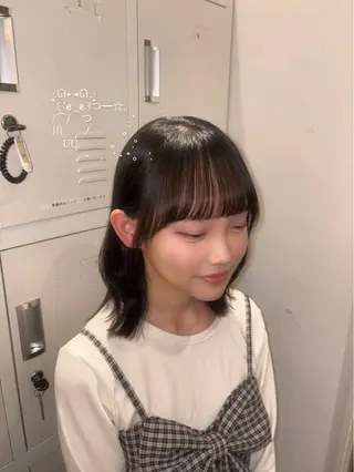 ミディアム えんどう ゆめはのヘアスタイル