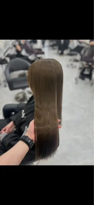 カラー 透ける透明感カラー 🎀anju/渋谷のヘアスタイル