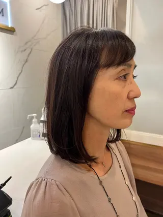ミディアム 村中 逸紀のヘアスタイル